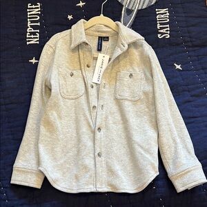 Janie and Jack Gray Kids Shirt